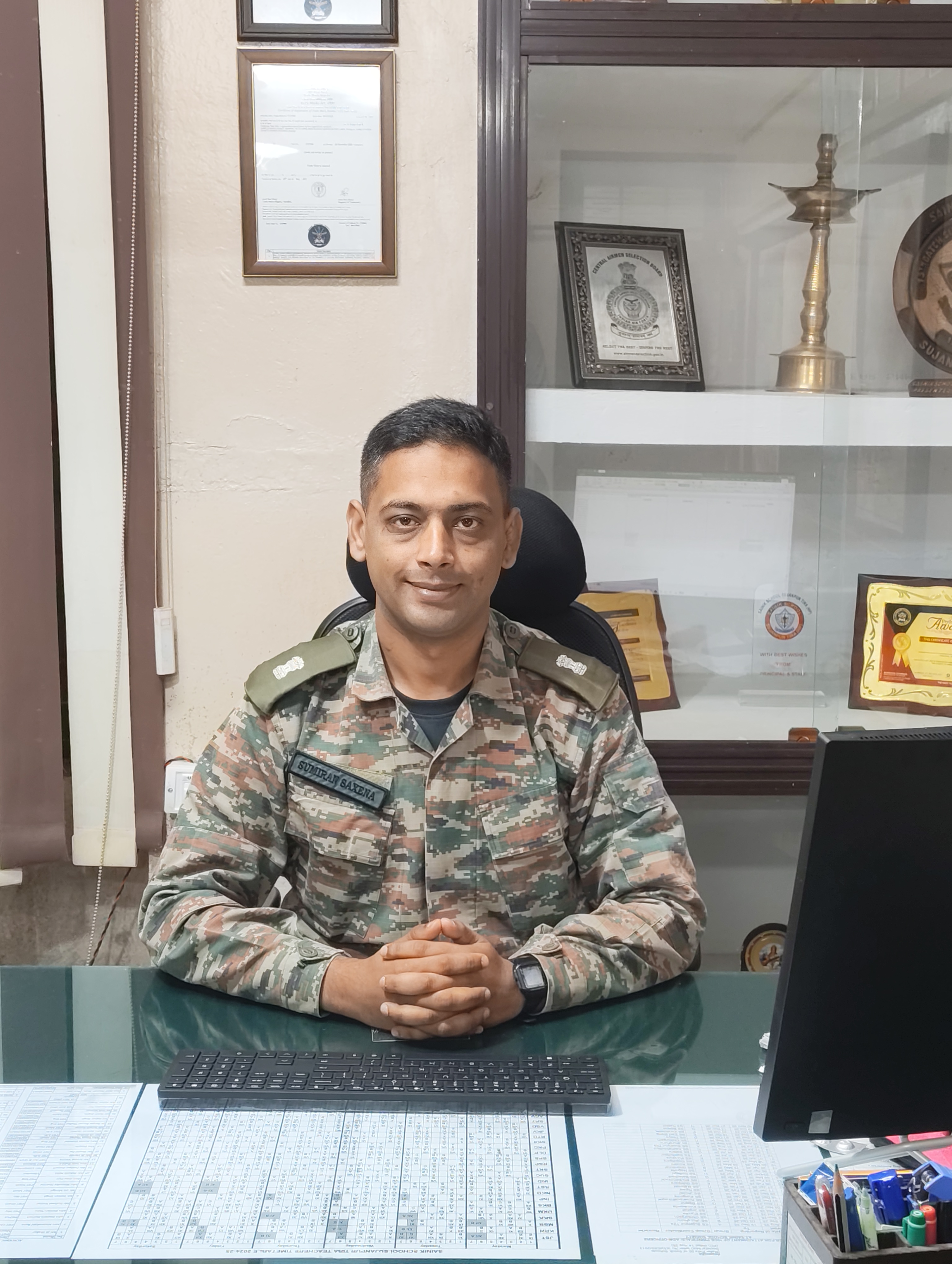 MAJOR SUMIRAN SAXENA